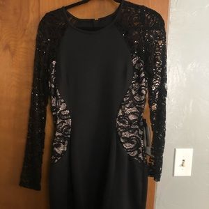 Black formal dress